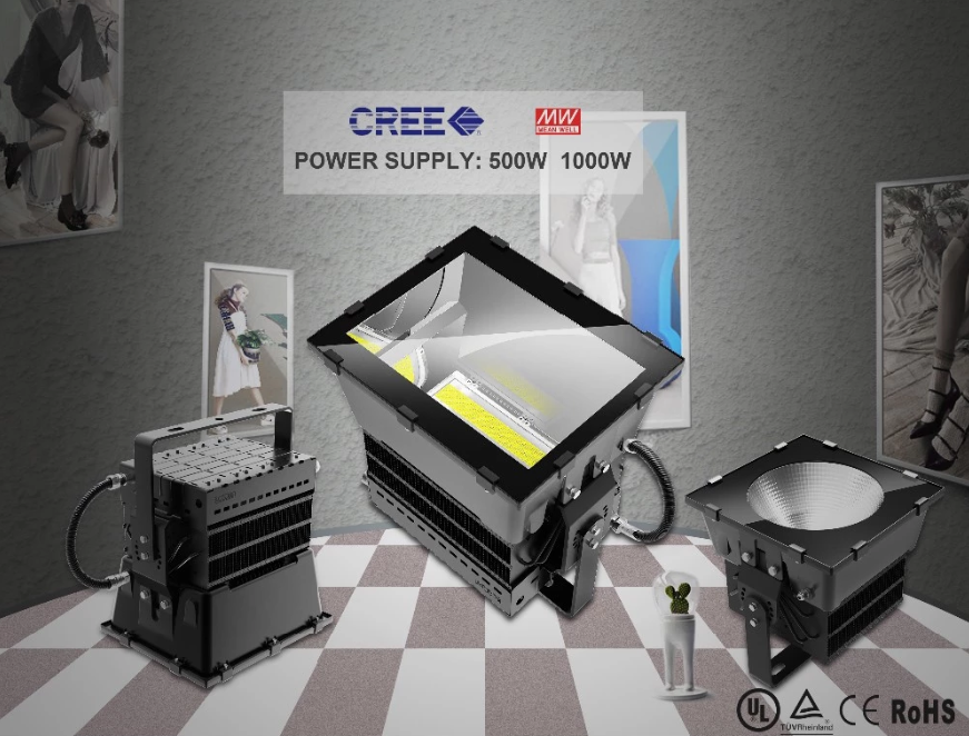 đèn led pha 1000w