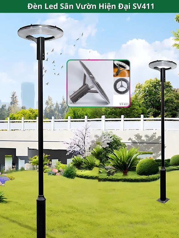 đèn led sân vườn