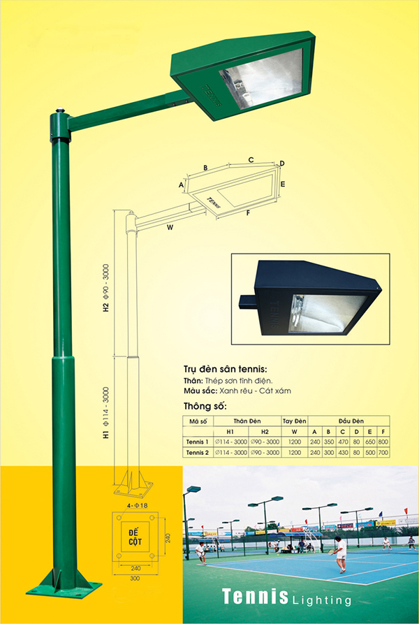 đèn led sân tennis 400w