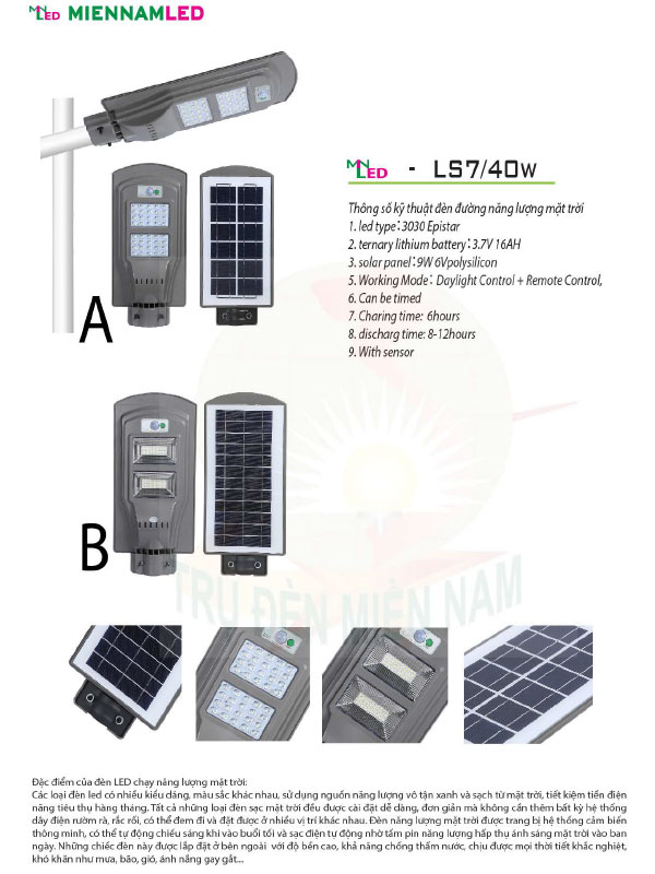 đèn năng lượng mặt trời