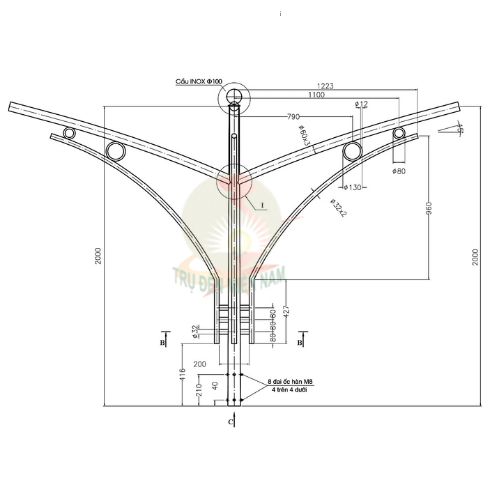 cần đèn D60